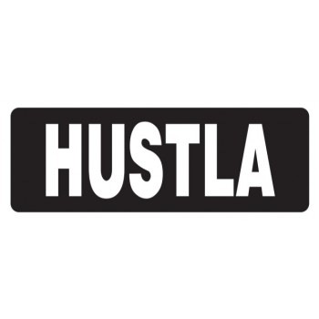 Helmet Sticker 'HUSTLA'