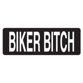 Helmet Sticker 'BIKER BITCH' 