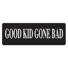 Helmet Sticker 'GOOD KID GONE BAD'