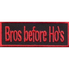 Biker Patch 'BROS BEFORE HOS' Biker Patch 'BROS BEFORE HOS'