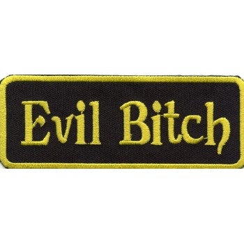 Biker Patch 'EVIL BITCH' 