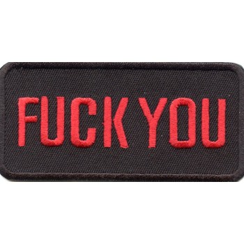 Biker Patch 'FUCK YOU' 
