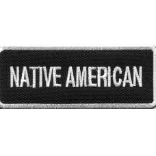 Biker Patch 'NATIVE AMERICAN'