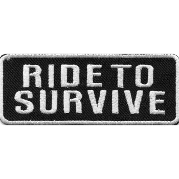 Biker Patch 'RIDE TO SURVIVE' 