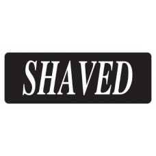 Helmet Sticker 'SHAVED' 